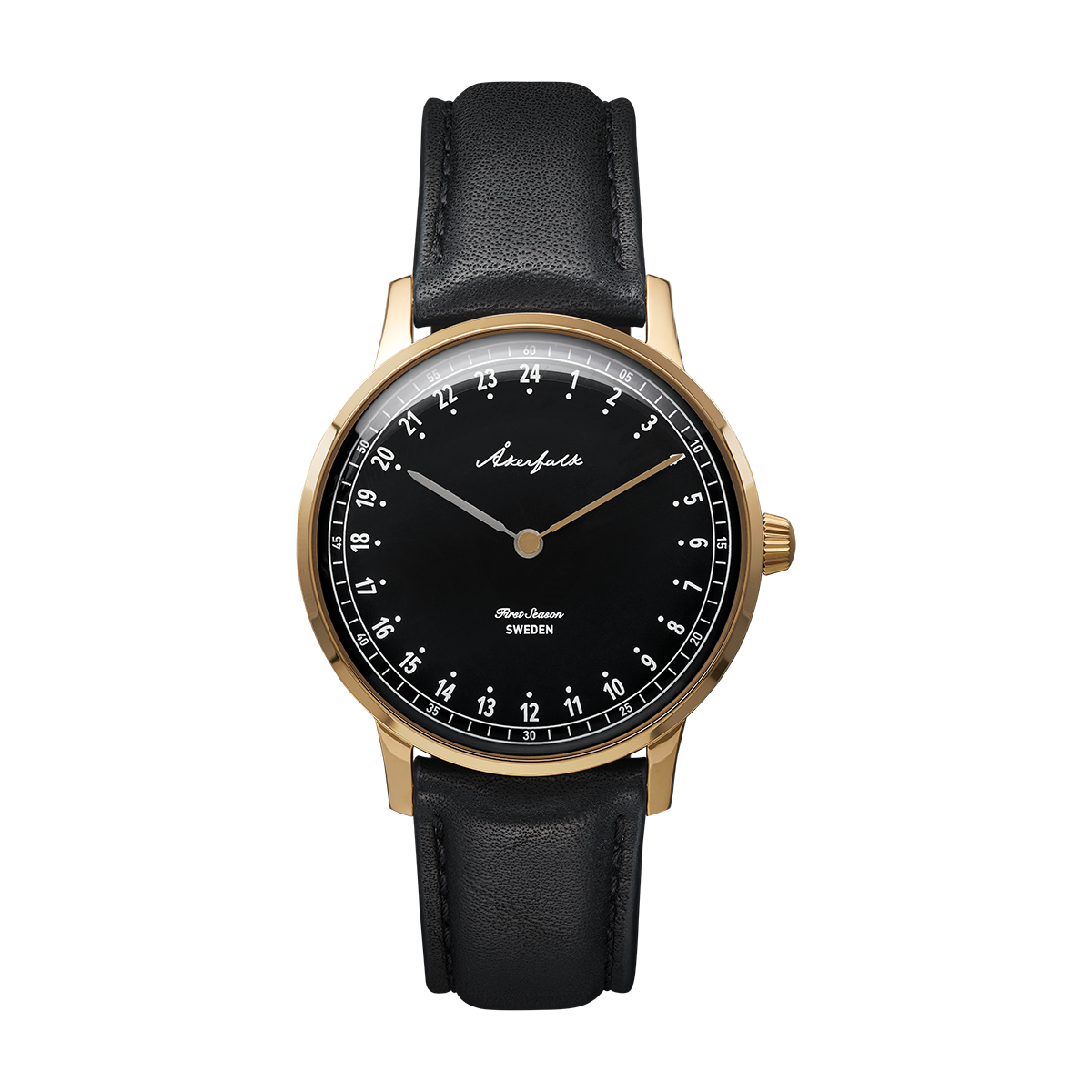 First Season Gold Black with Black Leather