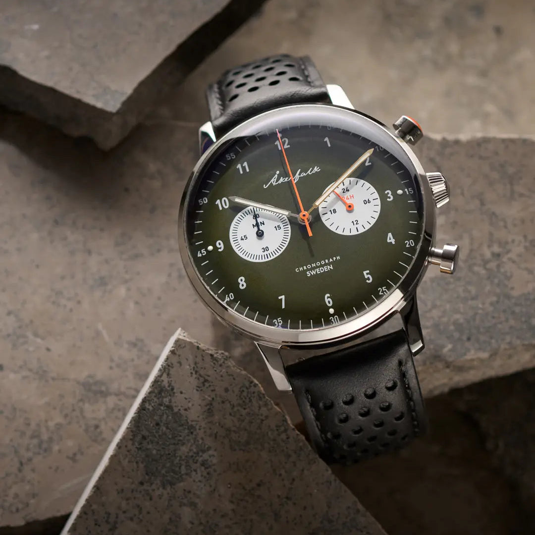 Chronograph watch from Sweden